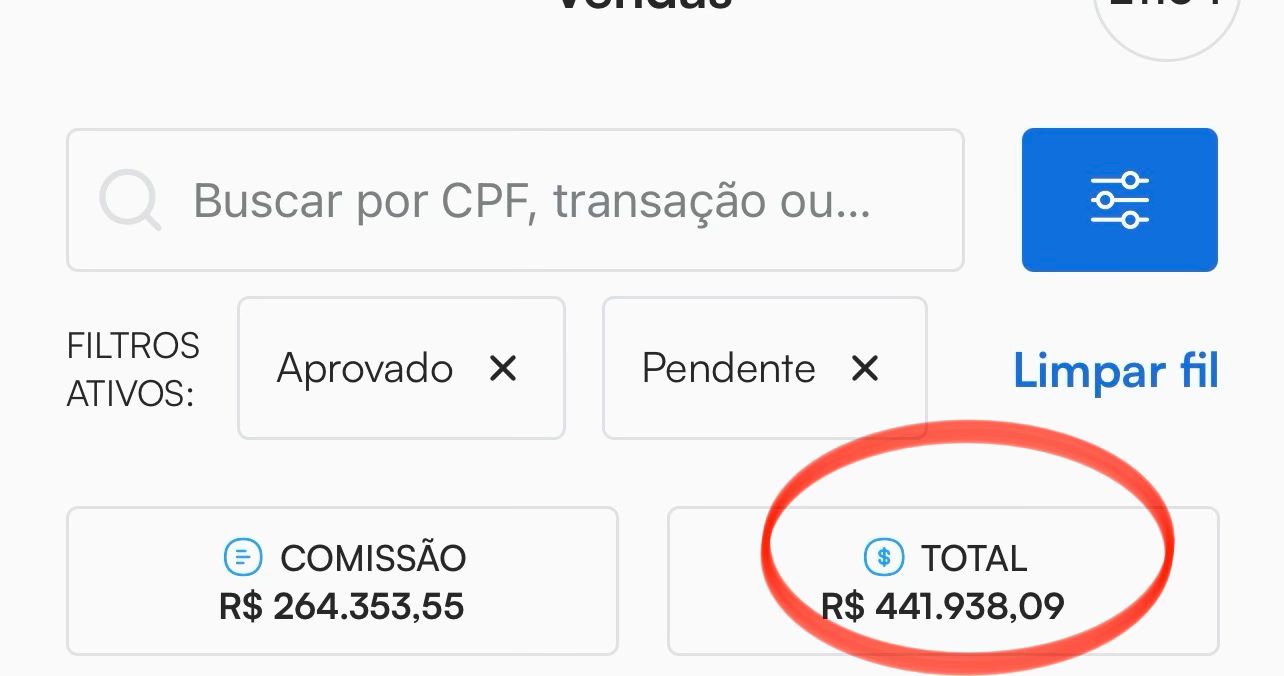 Print painel de vendas